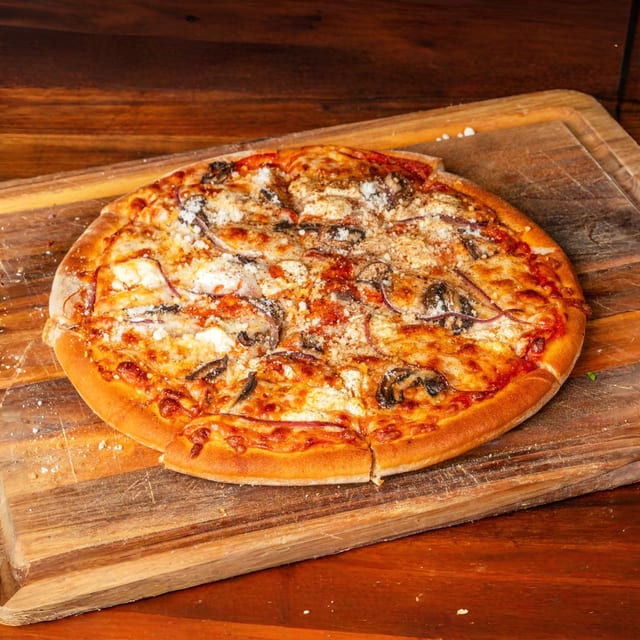 Mushroom Pizza.