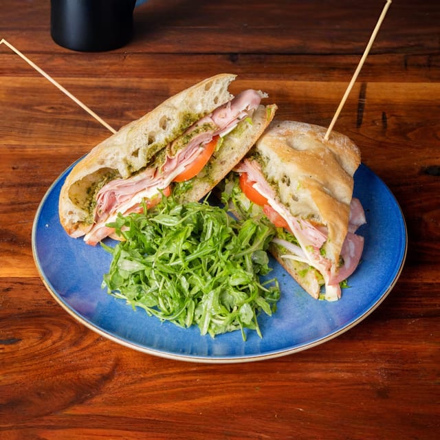 Mortadella Sandwich.